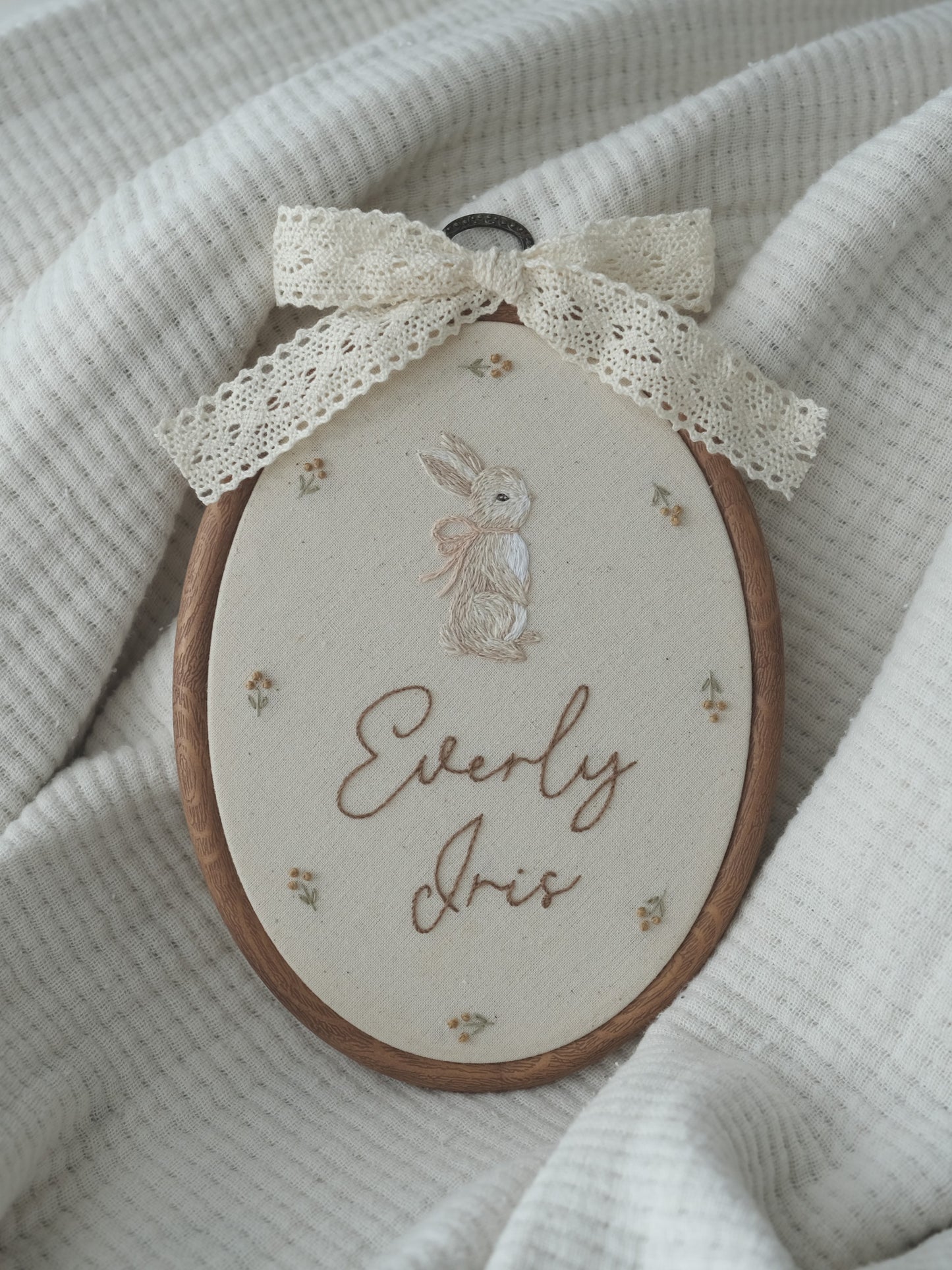 Bunny in Oval Hoop